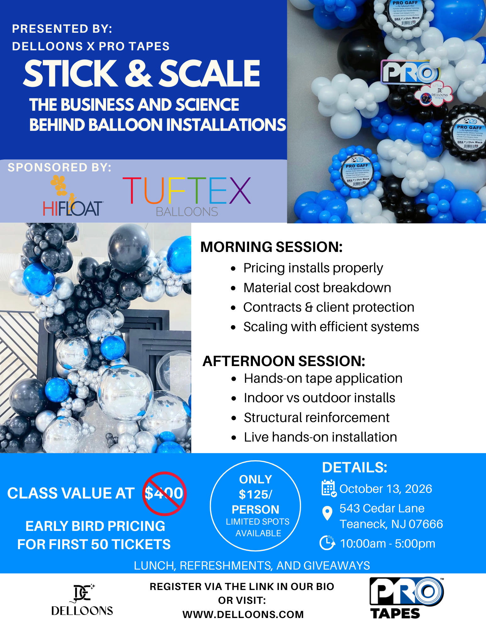 Stick & Scale - The Business & Science Behind Balloon Installations
