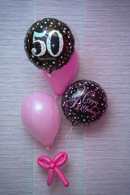 Happy Birthday Helium Bouquet - Essential