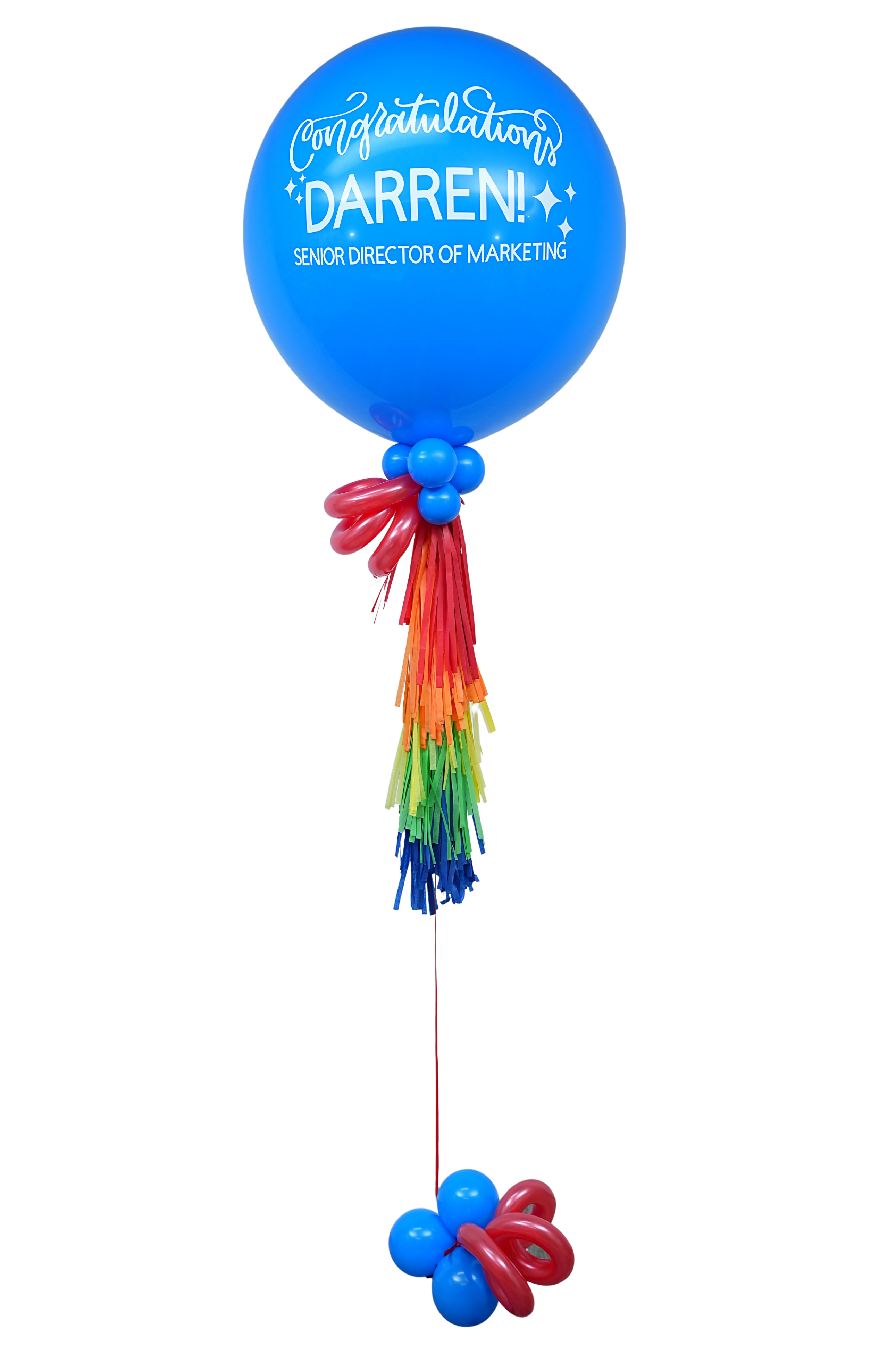 Helium Balloon Centerpiece – Classic Floating Decor